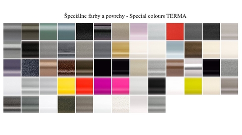 Barvy Terma - speciální barvy - paleta Barvy Terma - speciální barvy - paleta