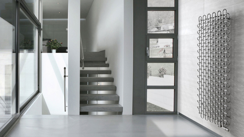 TERMA PLC V designový radiátor 1800x663 moderní prostor TERMA PLC V designový radiátor 1800x663 moderní prostor